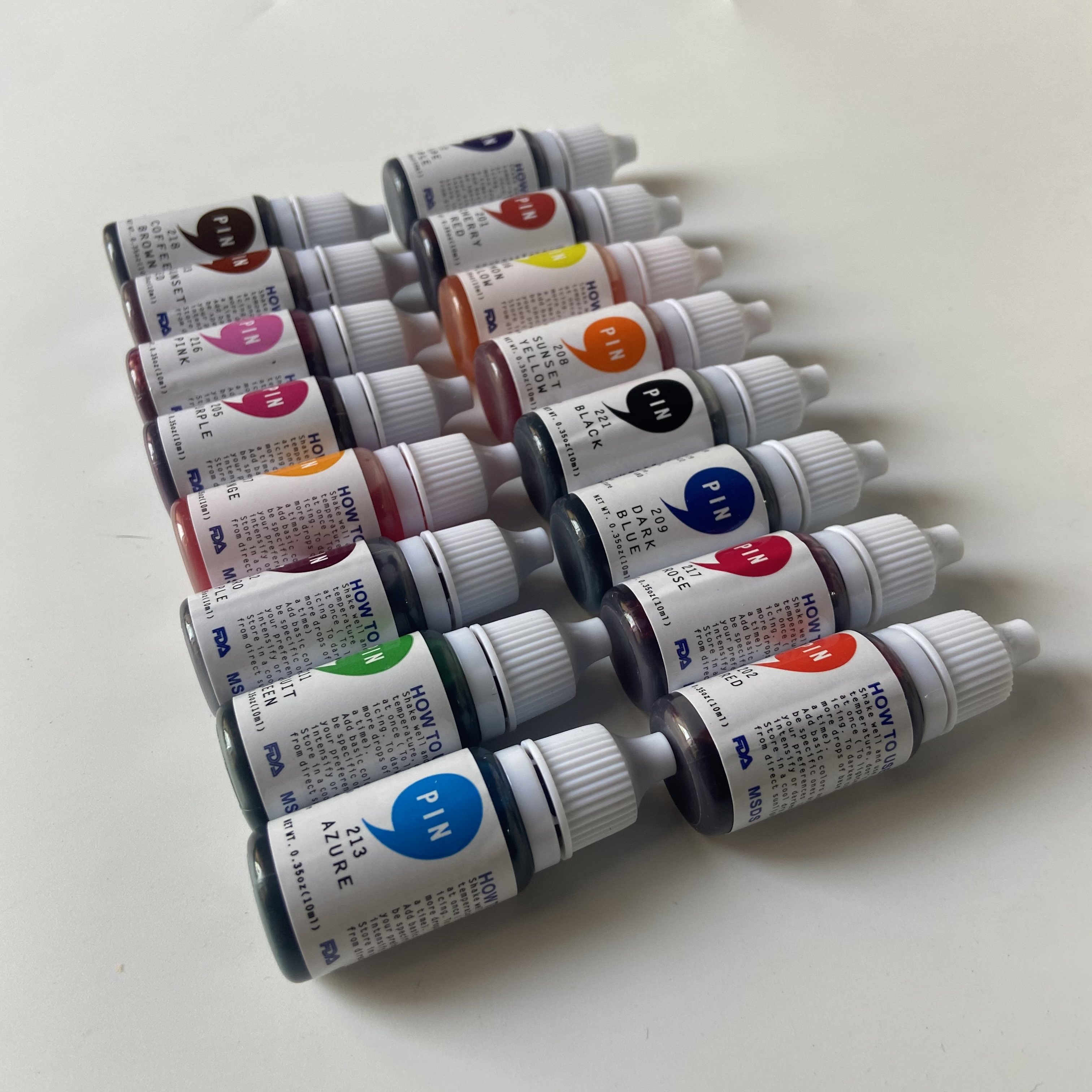 Edible food coloring baking 16 color cream cake decoration supplies
