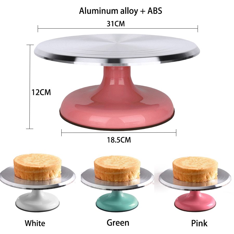 Factory direct sale cake supplies design material round decorating cake turntable for cake