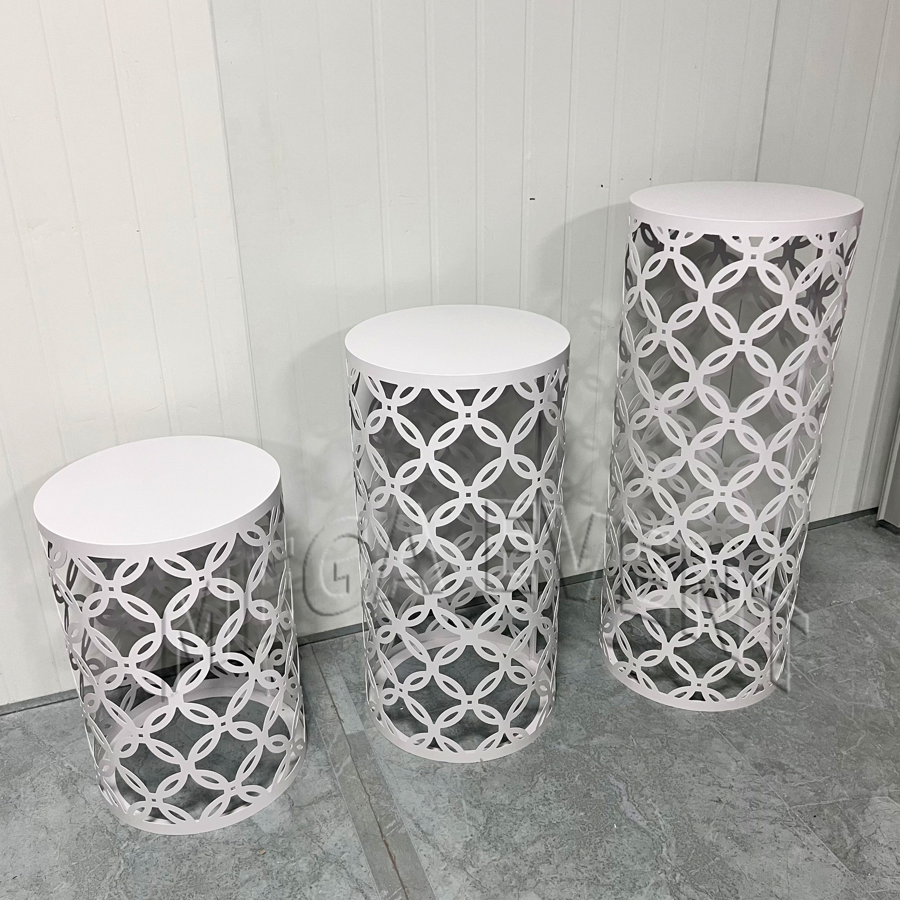 Wedding Decoration Stainless Steel Dessert Stand Wedding Plinths Pillar Cake Table For Party Supplies