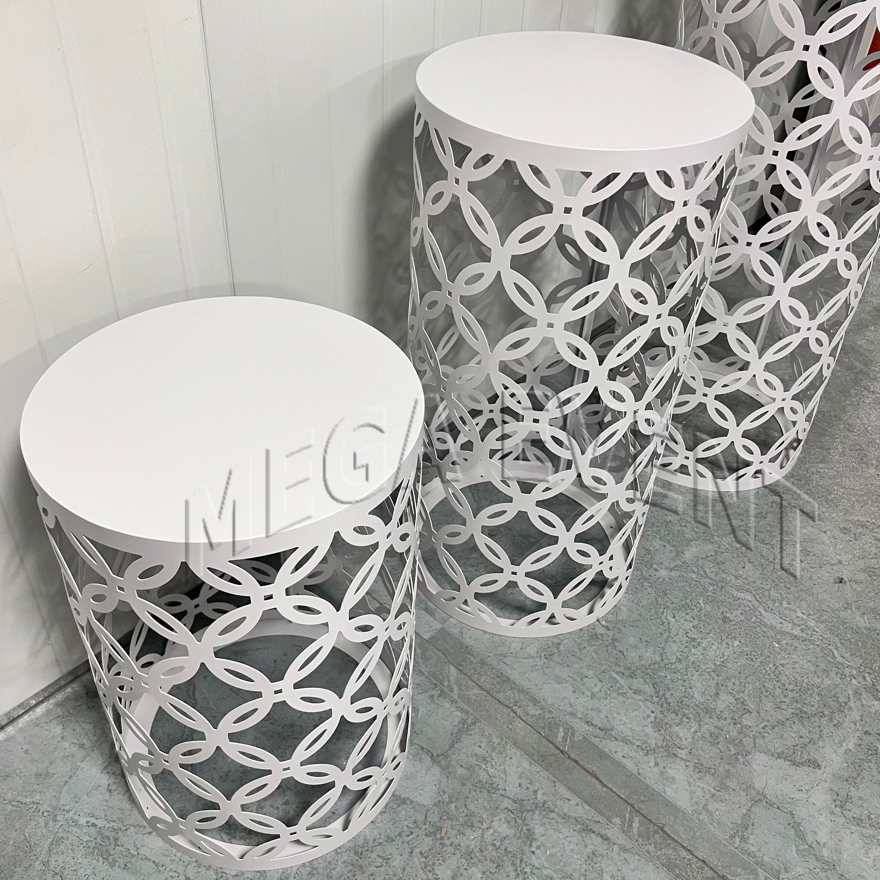 Wedding Decoration Stainless Steel Dessert Stand Wedding Plinths Pillar Cake Table For Party Supplies