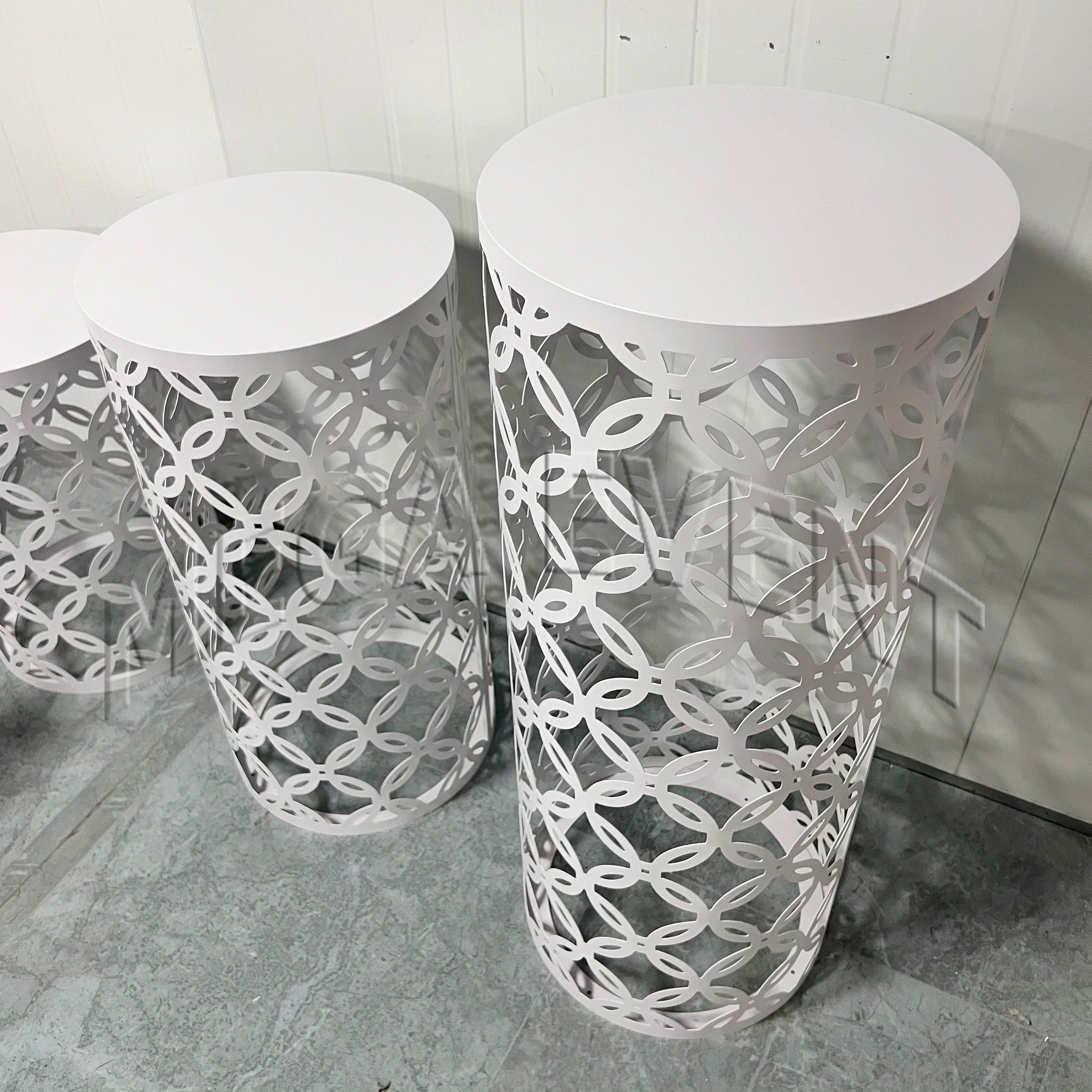 Wedding Decoration Stainless Steel Dessert Stand Wedding Plinths Pillar Cake Table For Party Supplies