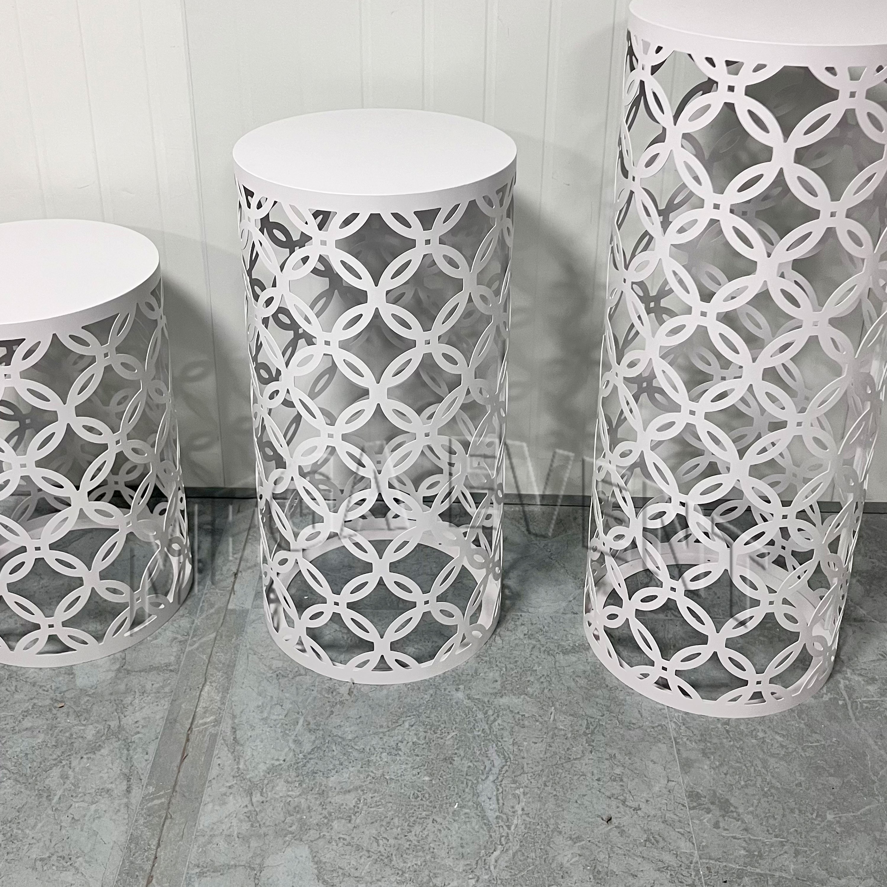 Wedding Decoration Stainless Steel Dessert Stand Wedding Plinths Pillar Cake Table For Party Supplies