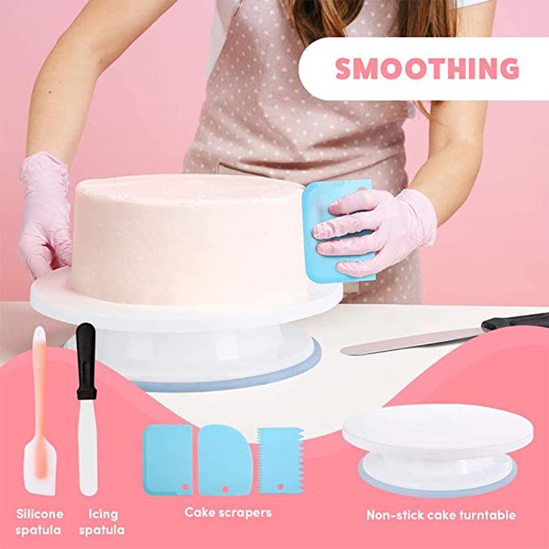 Hot Sale 237 Pieces Cake Decorating Supplies Kit For Beginners Ultimate Kitchen Patisserie & Baking Supplies Set