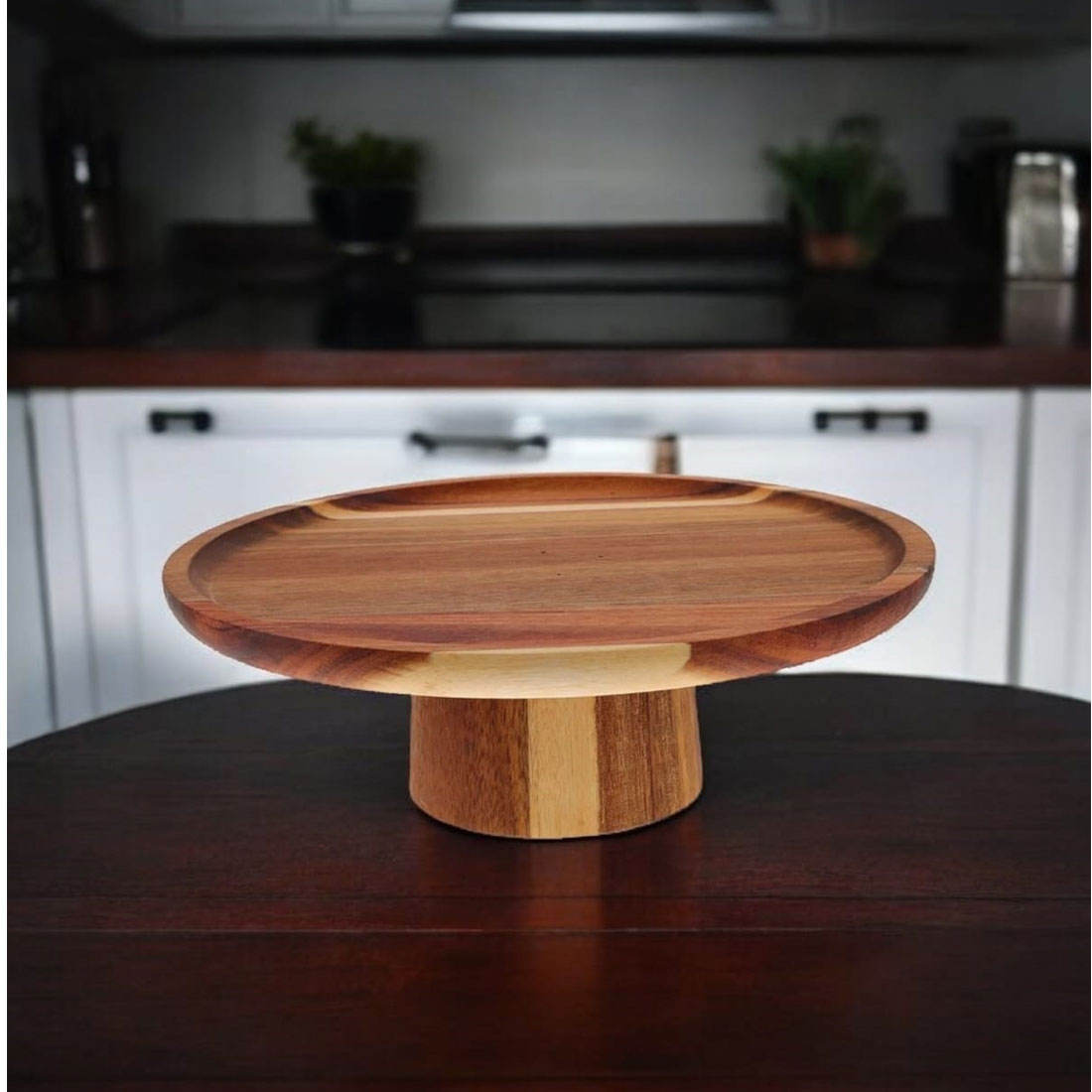 Great Finished and Style Wood Cake Stand Cake Stand For Serving Use Tabletop Decor Wholesale Rate