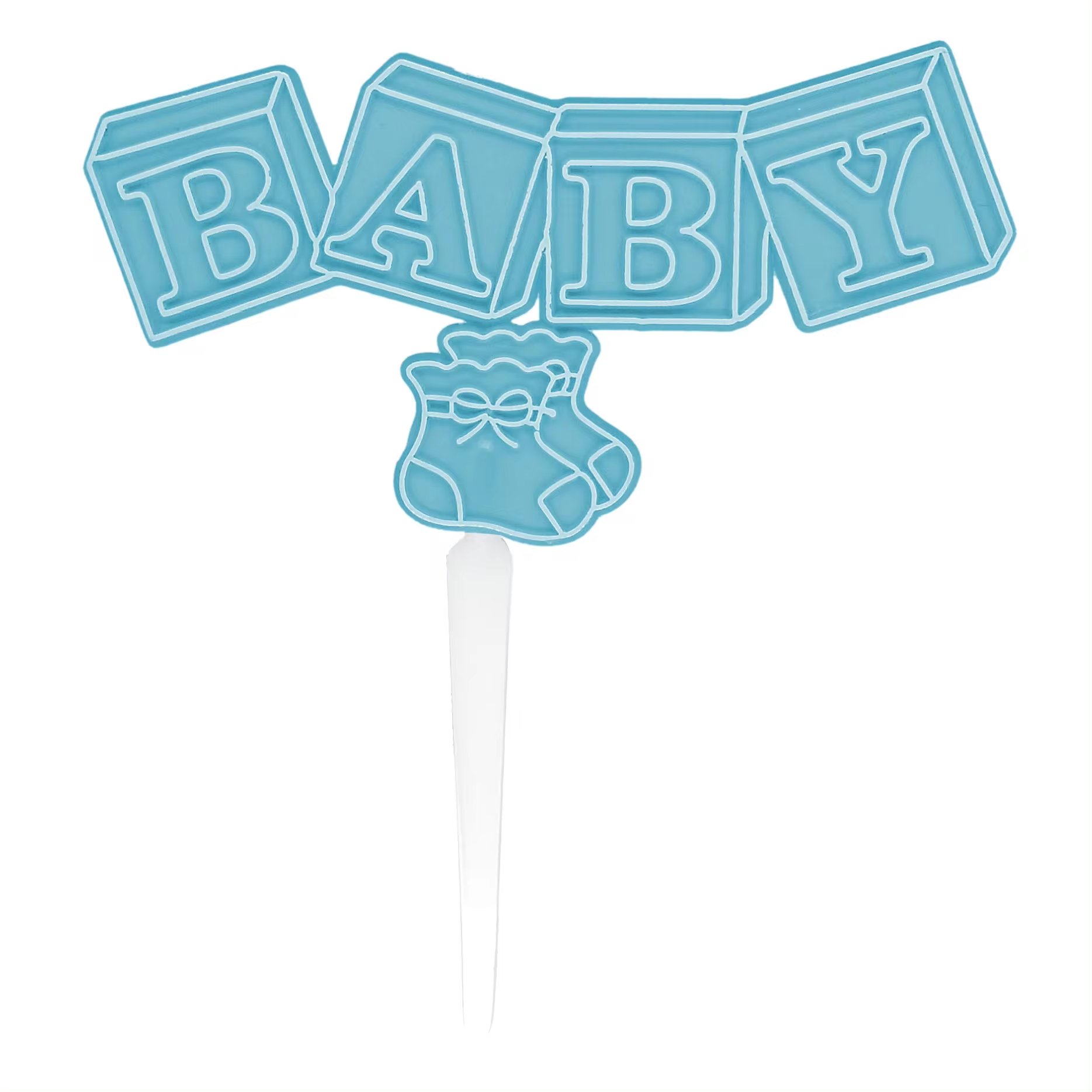 Baby Shower Favors Decoration Party Supplies Boy or Girl Gender Reveal Cake Topper OEM/ODM