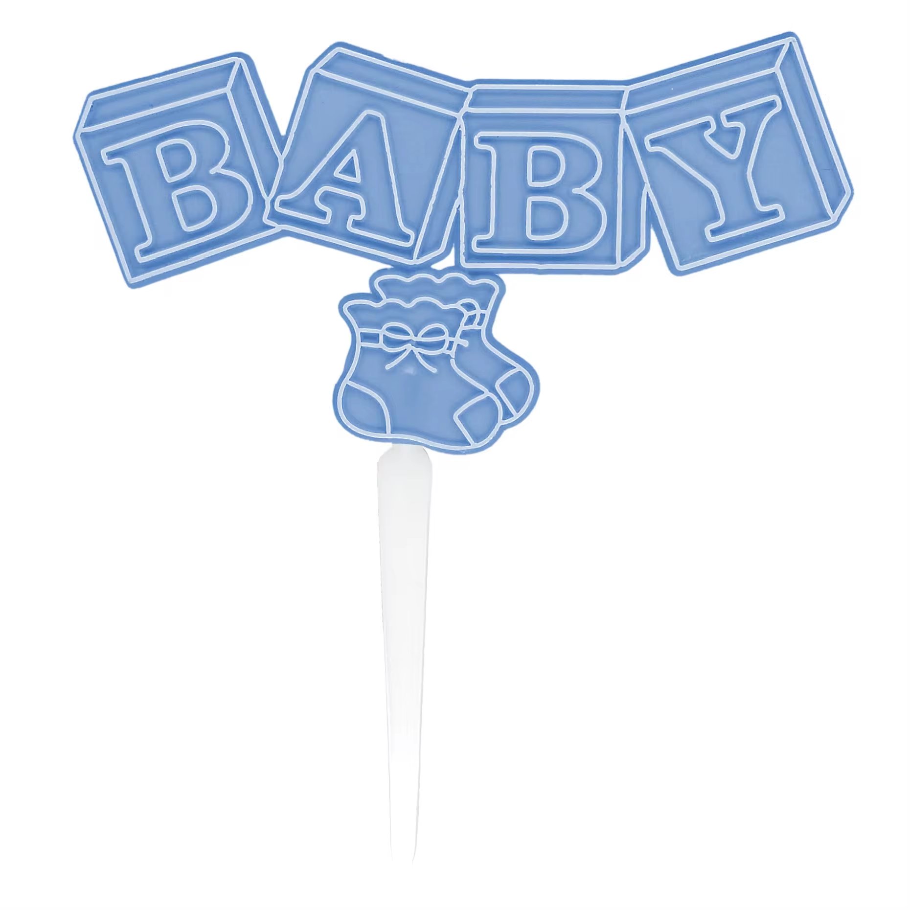 Baby Shower Favors Decoration Party Supplies Boy or Girl Gender Reveal Cake Topper OEM/ODM