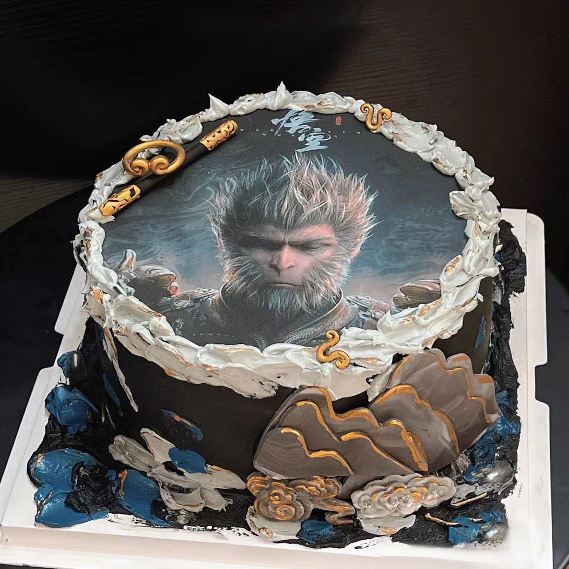 Hot Game Black Myth Wukong Cake Items And Tools 3D Game Birthday Cake Decoration Cake Decor For Birthday