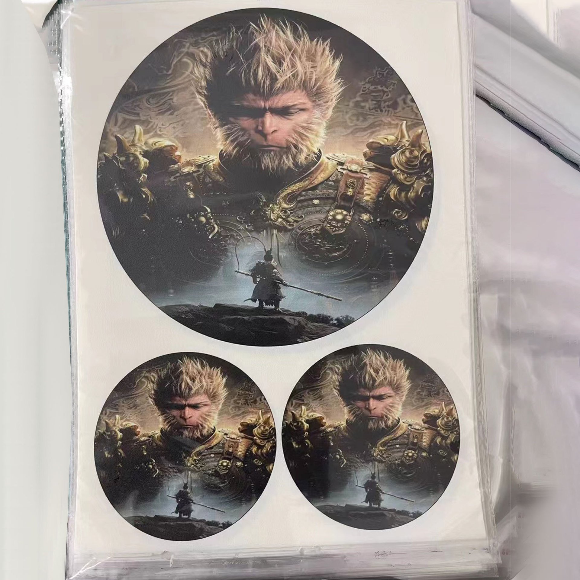 Hot Game Black Myth Wukong Cake Items And Tools 3D Game Birthday Cake Decoration Cake Decor For Birthday