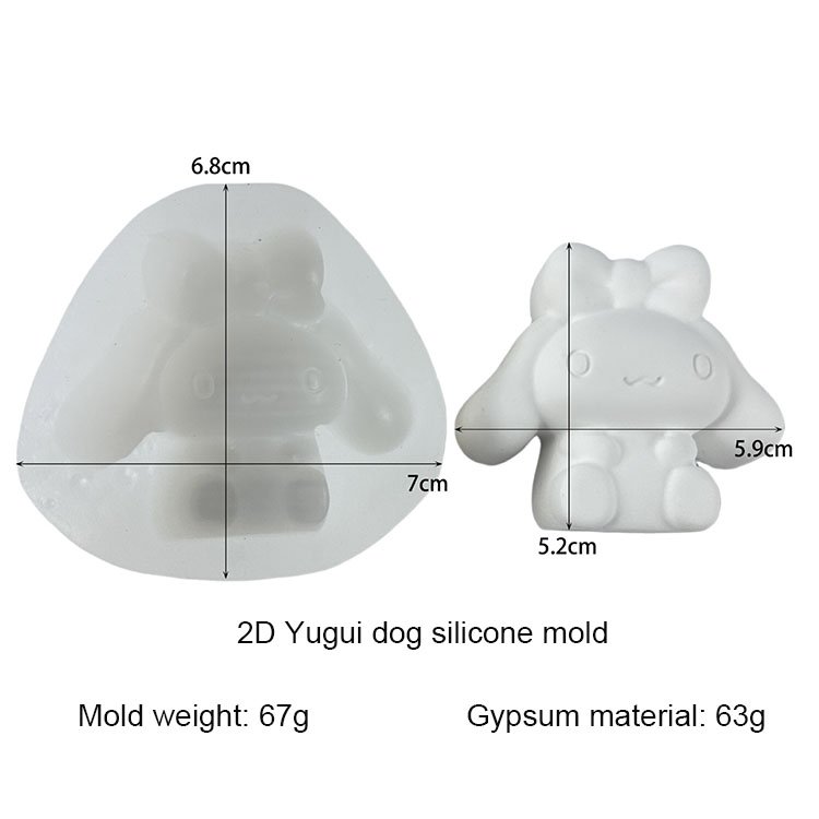 YS 2D Or 3D Cartoon Doll Candle Silicone Mold Gypsum form Carving Art Soap Aromatherapy Plaster Home Decor Mold Gift Handmade