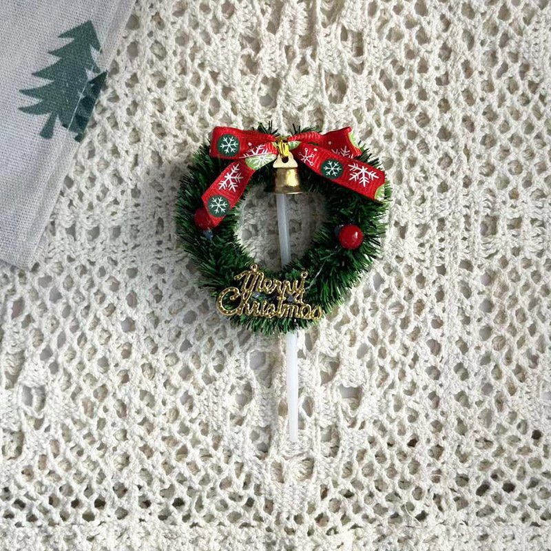 Christmas Grass Circle Decoration Manufacturers' Supply for Cake Decorating for Birthday Parties
