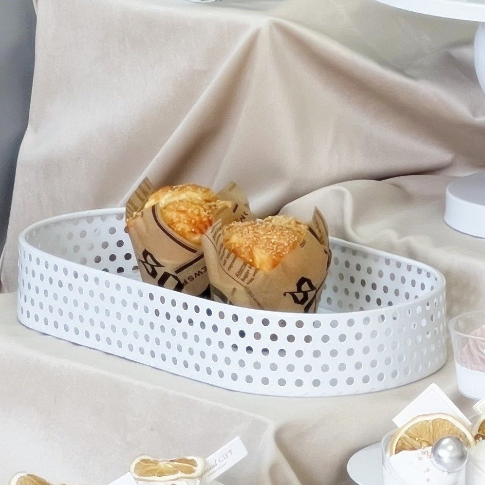 Metal White Dessert Buffet Treat Table Stand Cake Stands Cupcake Holder Tray Wedding Dessert Display Stands