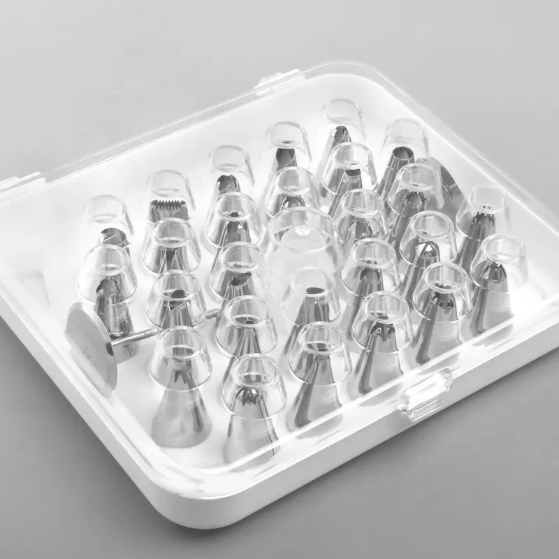 36pcs Cake Decorating Tools SetDecorating Nozzle with Plastic Plate and Decorating Bag Cake Decorating Nozzles