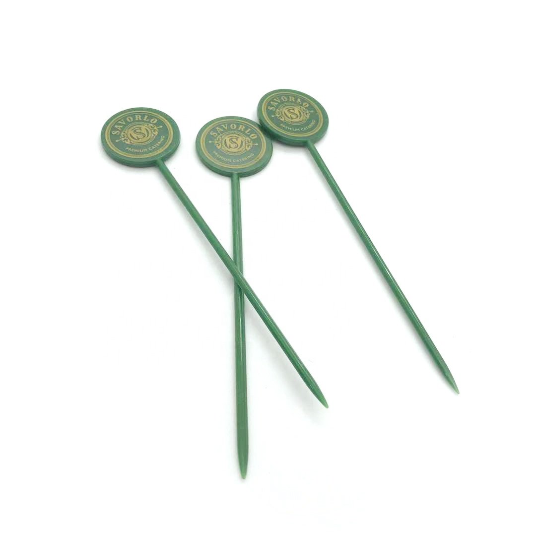 Manufacturers Supply Novelty Plastic Fruit Cake Toppers Pick