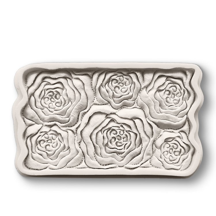 YS High Quality 3D Rose Lace Fondant Silicone Molds Sugarcraft Cookie Cupcake Chocolate Baking Mold Fondant Cake Decorating Tool