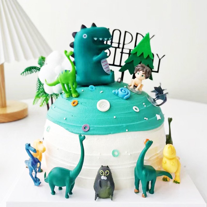 Little Dino cake accessories cake decorating supplies Dinosaur cake toppers wholesale decoration for wedding event and birthday