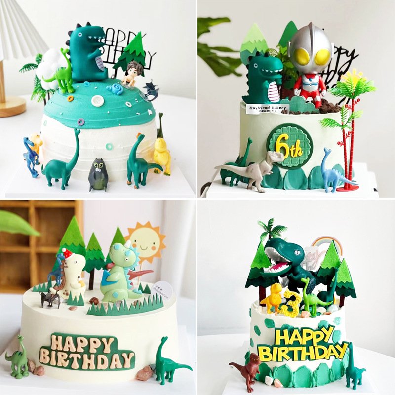 Little Dino cake accessories cake decorating supplies Dinosaur cake toppers wholesale decoration for wedding event and birthday