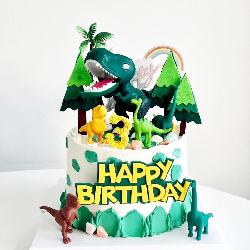 Little Dino cake accessories cake decorating supplies Dinosaur cake toppers wholesale decoration for wedding event and birthday