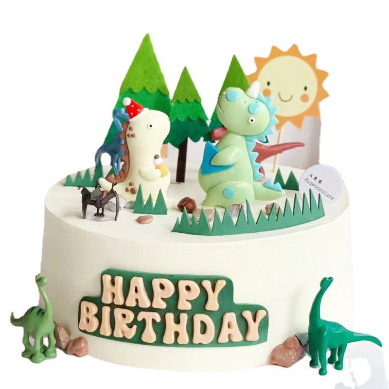 Little Dino cake accessories cake decorating supplies Dinosaur cake toppers wholesale decoration for wedding event and birthday