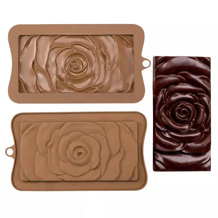 Big Rose Silicone Chocolate Mold Handmade Mousse Cake Mold Fondant Candy Sugar Decorating Tools Kitchen Baking Mould