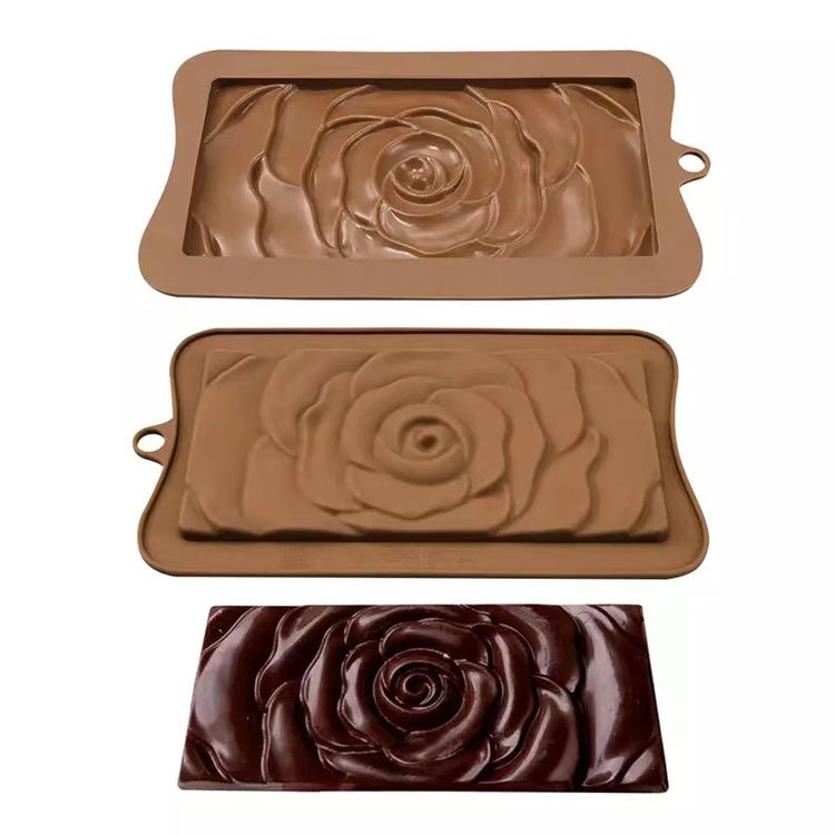 Big Rose Silicone Chocolate Mold Handmade Mousse Cake Mold Fondant Candy Sugar Decorating Tools Kitchen Baking Mould