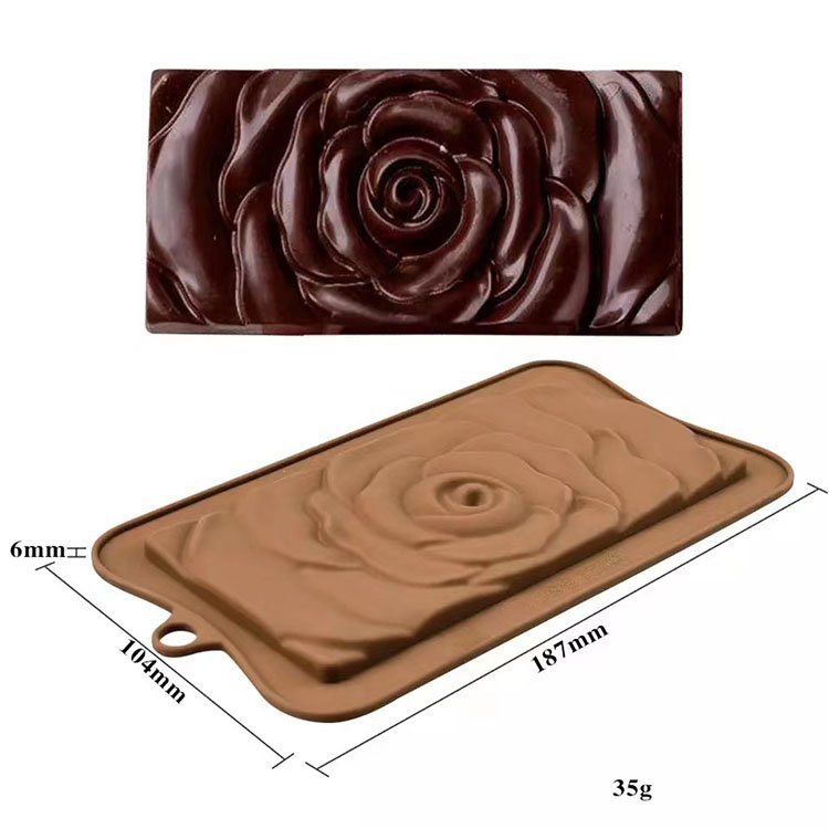 Big Rose Silicone Chocolate Mold Handmade Mousse Cake Mold Fondant Candy Sugar Decorating Tools Kitchen Baking Mould