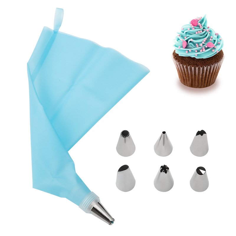 Nozzle Cake Decorating Supplies Kit Stainless Steel Metal Piping Tips Kitchen Baking Cake Tools Set