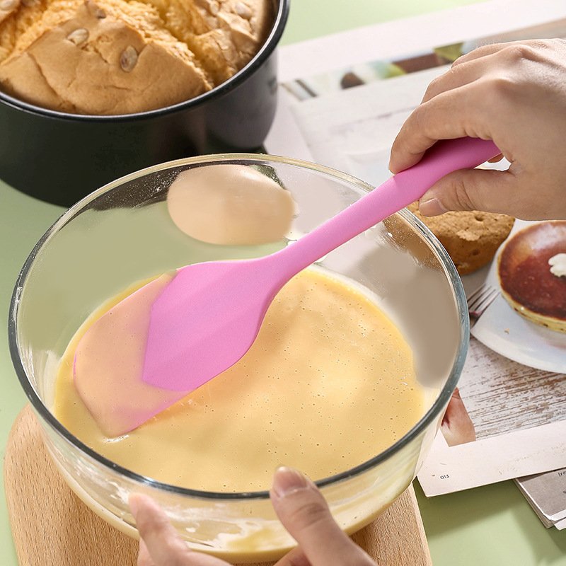 Wholesale Silicone Spatula Heat Resistant Food Grade kitchen tools Non-stick Scraper baking equipment tools cake set