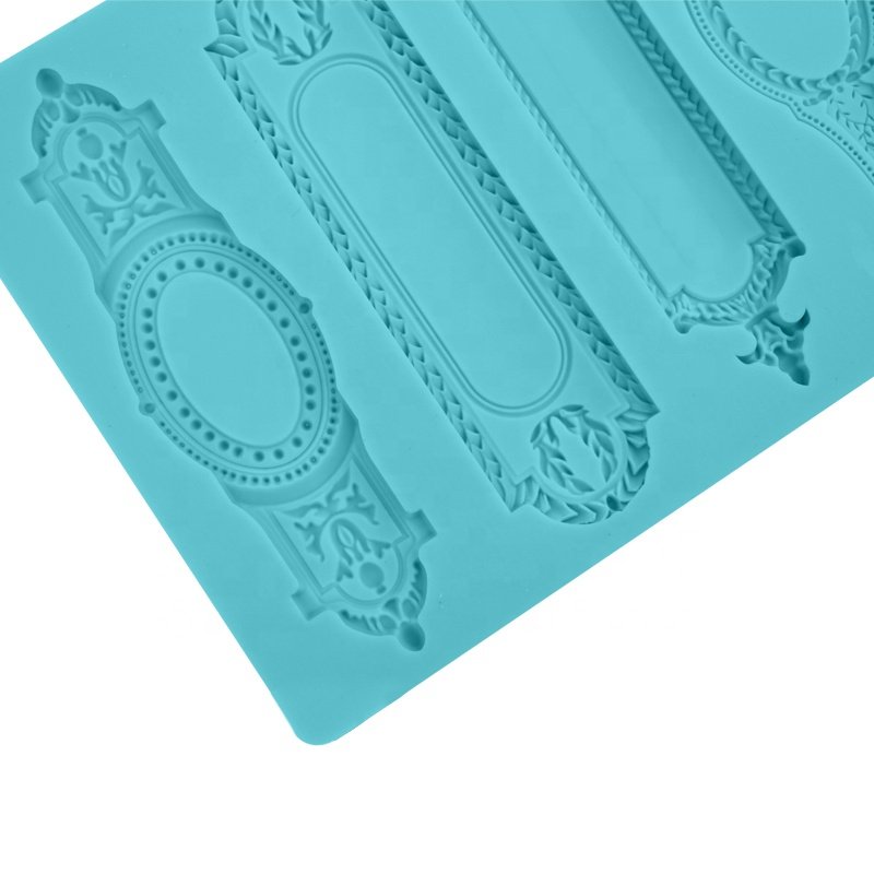 European Cake Decorating Supplies Custom Christmas Bakeware Silicone Mold//