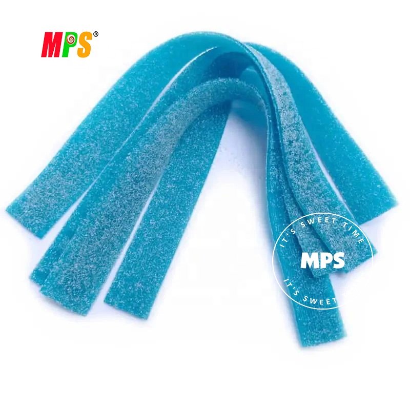 Hot Selling Halal Sour Strips Flavored Sour Candy Strips Deliciously STRAWBERRY Chewy Belts Vegetarian Candies