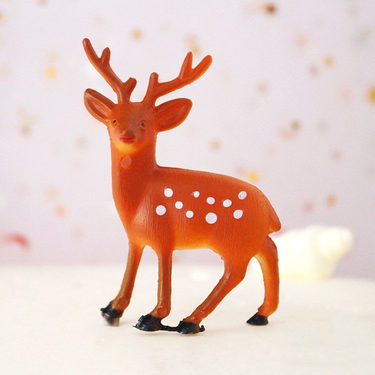 Christmas Wreath Holly Tree Gift Box Cake Topper Festival Cake Decoration Baking Accessory X-mas Cake Decorating Supplies