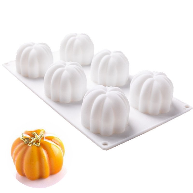 Early Riser 6 cavity pumpkin bag mousse cake molds DIY French dessert utensils chocolate decoration cake tools moulds