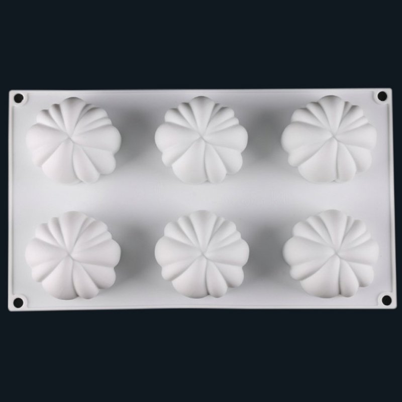 Early Riser 6 cavity pumpkin bag mousse cake molds DIY French dessert utensils chocolate decoration cake tools moulds