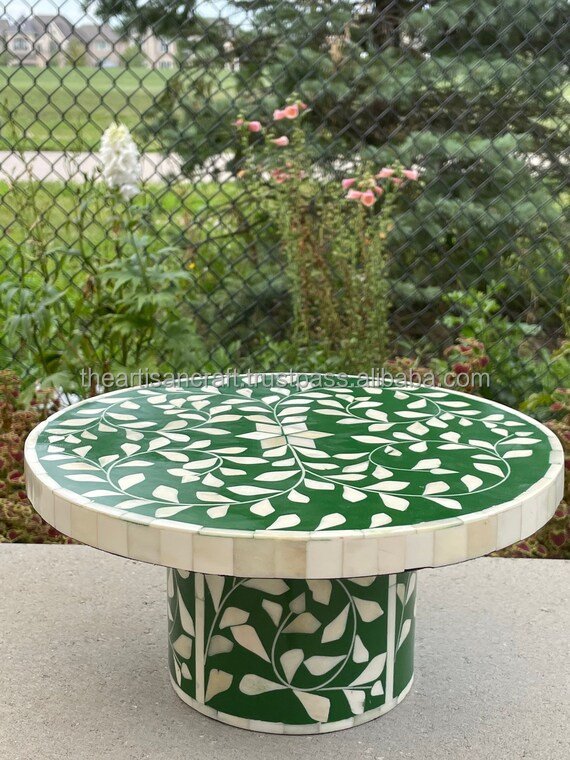 Hot Selling Weddings Party Supply Cake stool Bone Inlay Cake Stand Natural Bone Inlaid for home at low price - by ARTISAN CRAFT