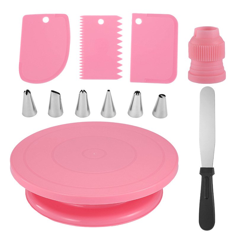 Baking Design Tools Cake Decorating Supplies with Rotating Cake Stand Decorating