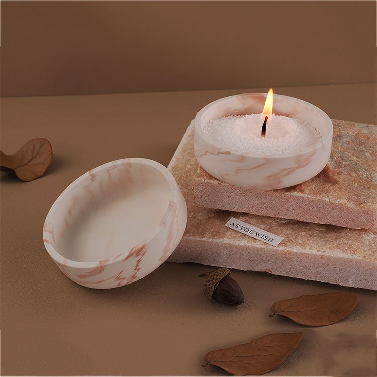 Round Mini Cup Bowl Silicone Mold Soybean Wax Candle Container Casting Mould DIY Gypsum Storage Box Concrete Flower Pot Making