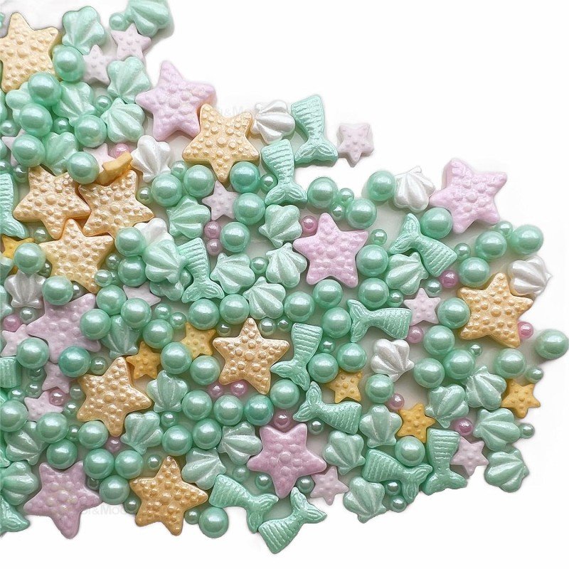 Edible Pearl Sugar 120g Christmas Baked Edible Cake Decoration Cupcake Top Biscuit Decoration Ice Cream