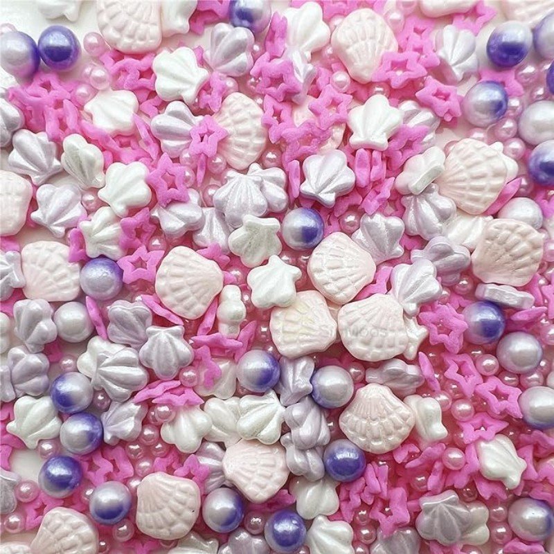 Edible Pearl Sugar 120g Christmas Baked Edible Cake Decoration Cupcake Top Biscuit Decoration Ice Cream