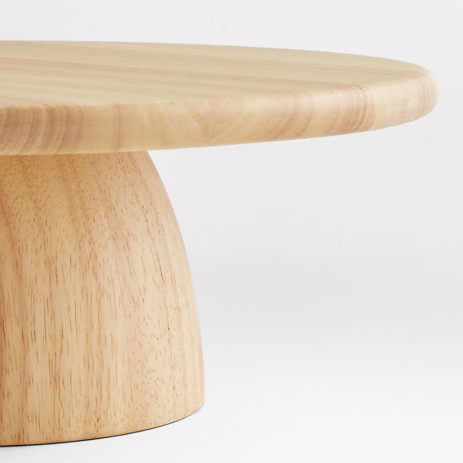 Customized Wooden Round Durable Cake Stand Pastry Serving Tray Snacks Desserts Cookies Cupcakes Cake Stands Cake Shop Home Decor