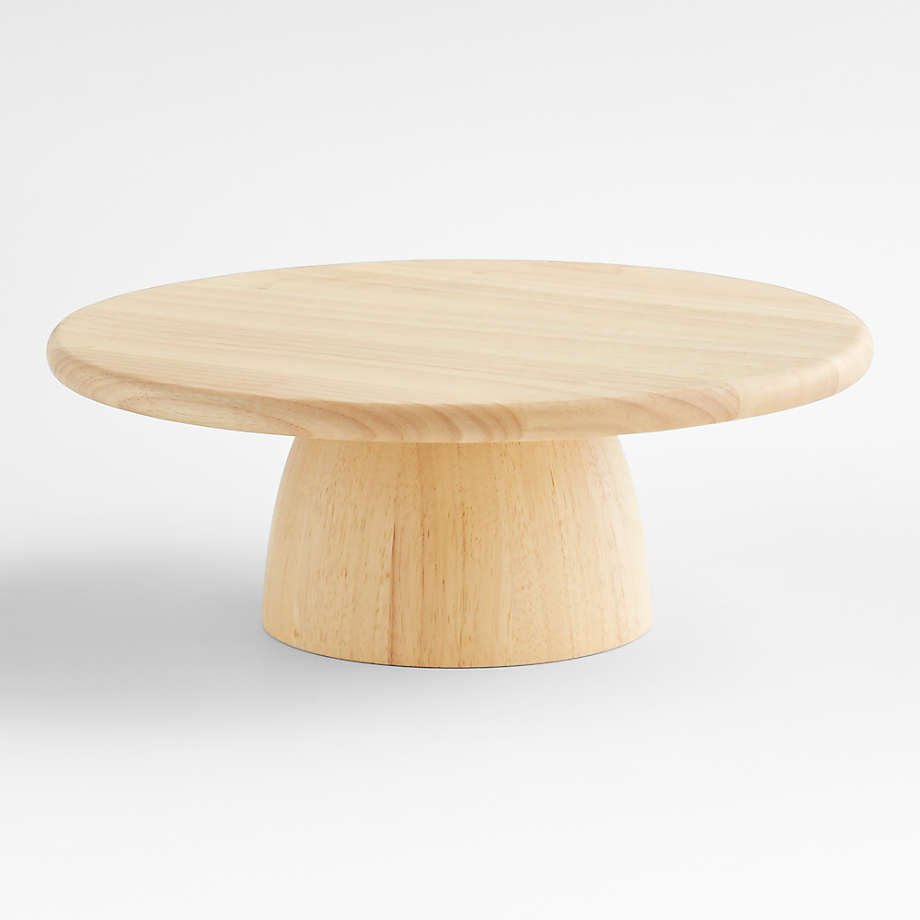 Customized Wooden Round Durable Cake Stand Pastry Serving Tray Snacks Desserts Cookies Cupcakes Cake Stands Cake Shop Home Decor