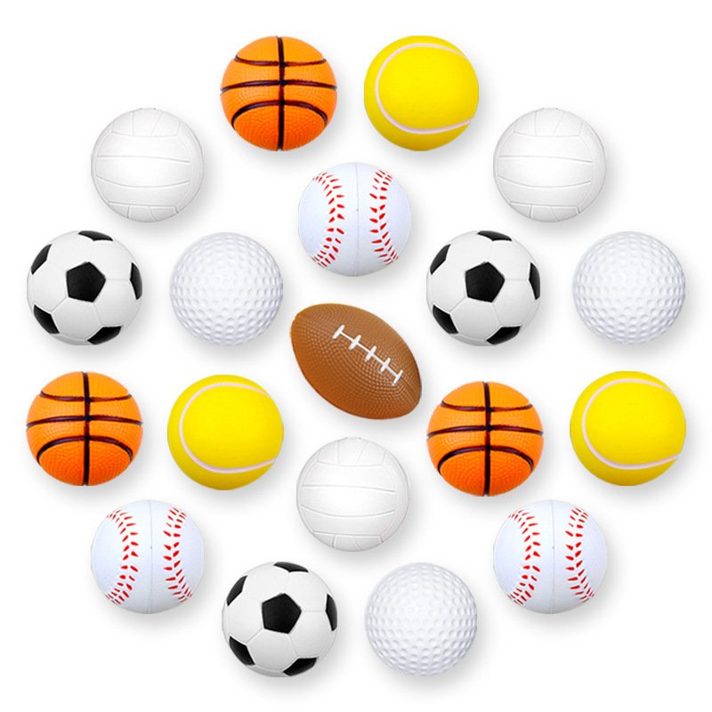 4cm Basketball Cake Toppers 3D Football Cake Pick Decorations for Sports Theme Cake Decoration Supplies Baking Decorations
