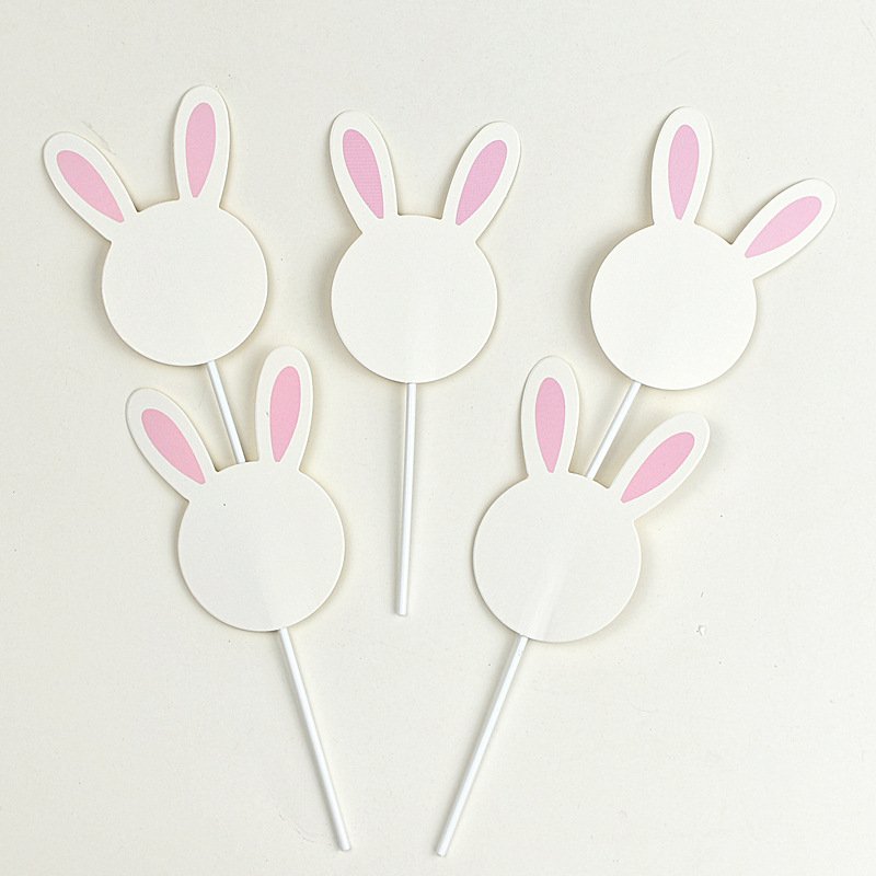 Ychon wholesale custom diy cupcake toppers can write wish words paper own design vireity cake toppers