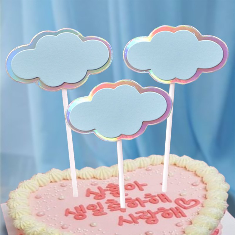Ychon wholesale custom diy cupcake toppers can write wish words paper own design vireity cake toppers