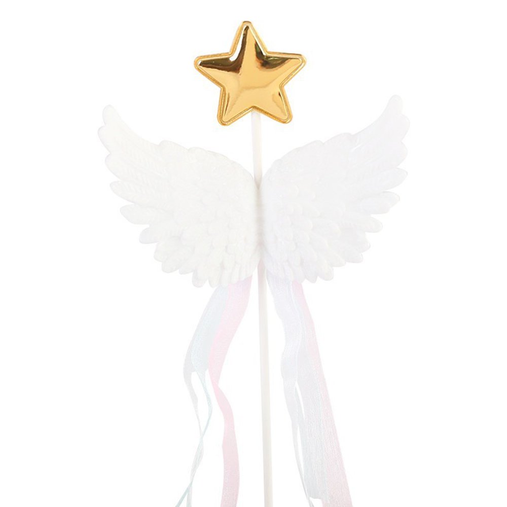Cake decorations 3d angel wings ribbon cake decorations party birthday cake decorations