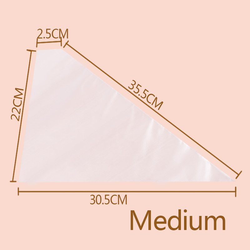 Piping Bags 80 Mic Bakest Baking Cake Decorating Tools Disposable Icing Piping Bag Making Cake Plastic 2022 Hot Sale Printing