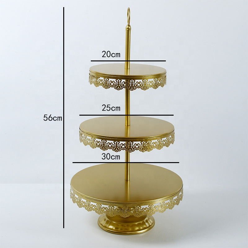 Dessert inventory heart plate European wedding ironwork cake rack cake dessert cake fruit display tray tea plate