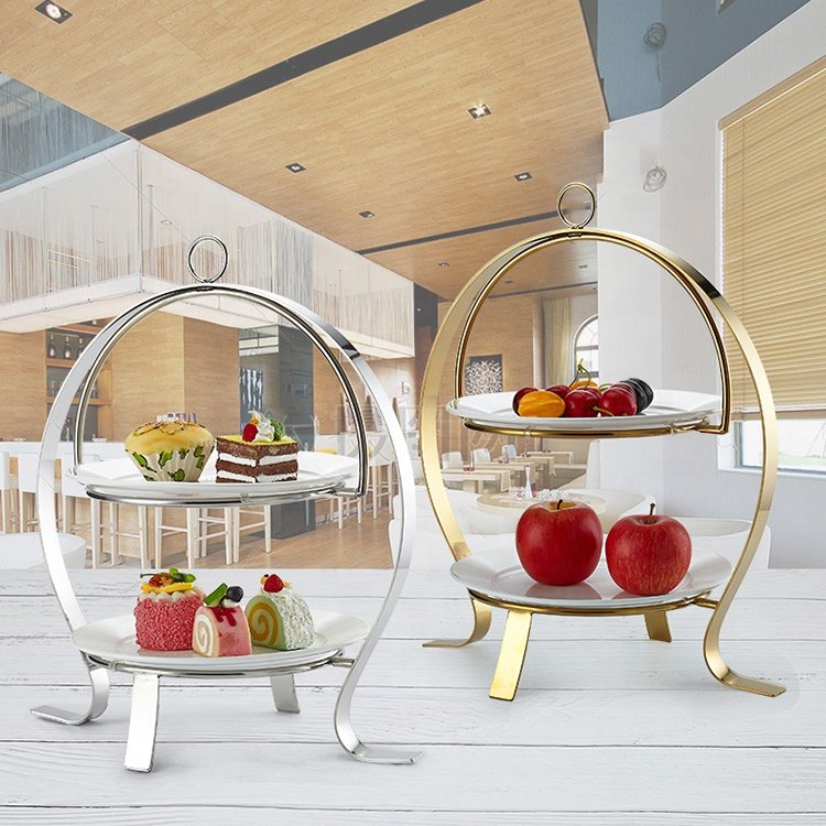 Tianxing Wedding Decoration Supplies Cake Stand Set Dessert Table Stainless Steel Dessert Display Stand 3 Tier Dessert Rack