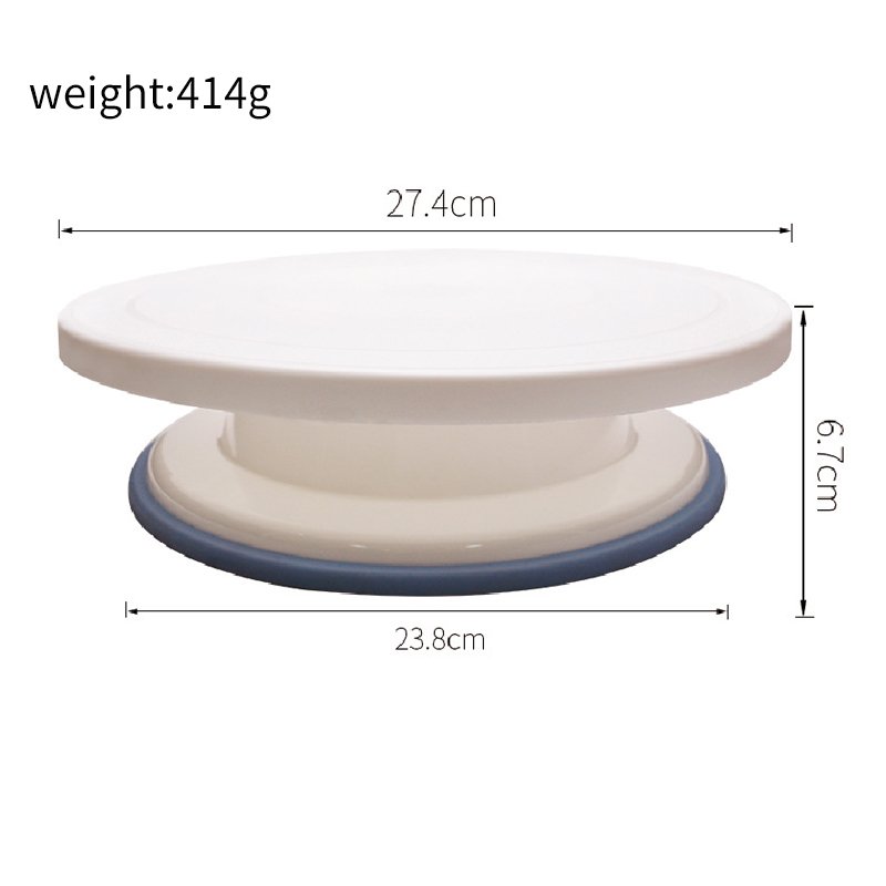 Plastic Non-slip Base Baking tools revolving cake stand Cake Decorating Rotary Table