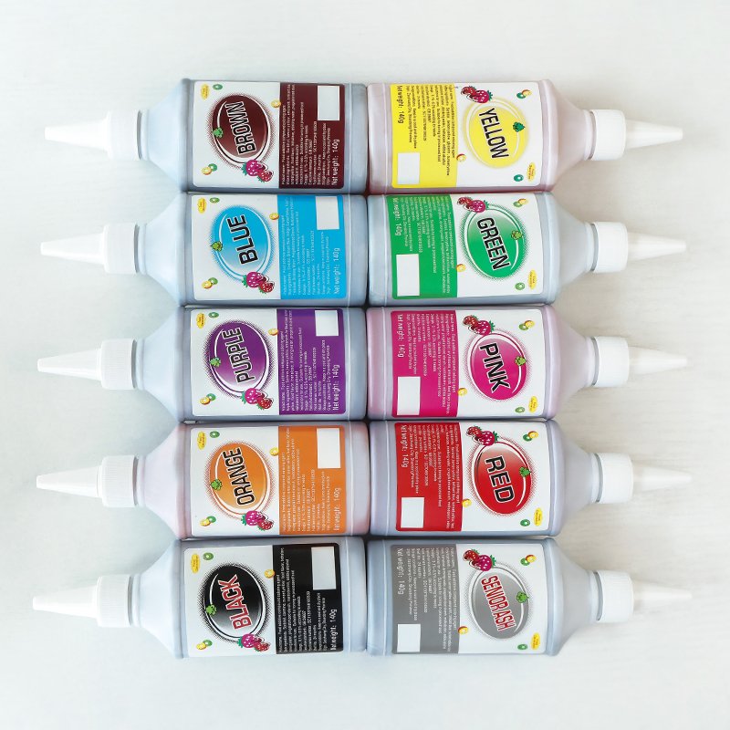140ml Food Coloring Food Grade Color Gel For Cream Chocolate Decorating Baking Accessories