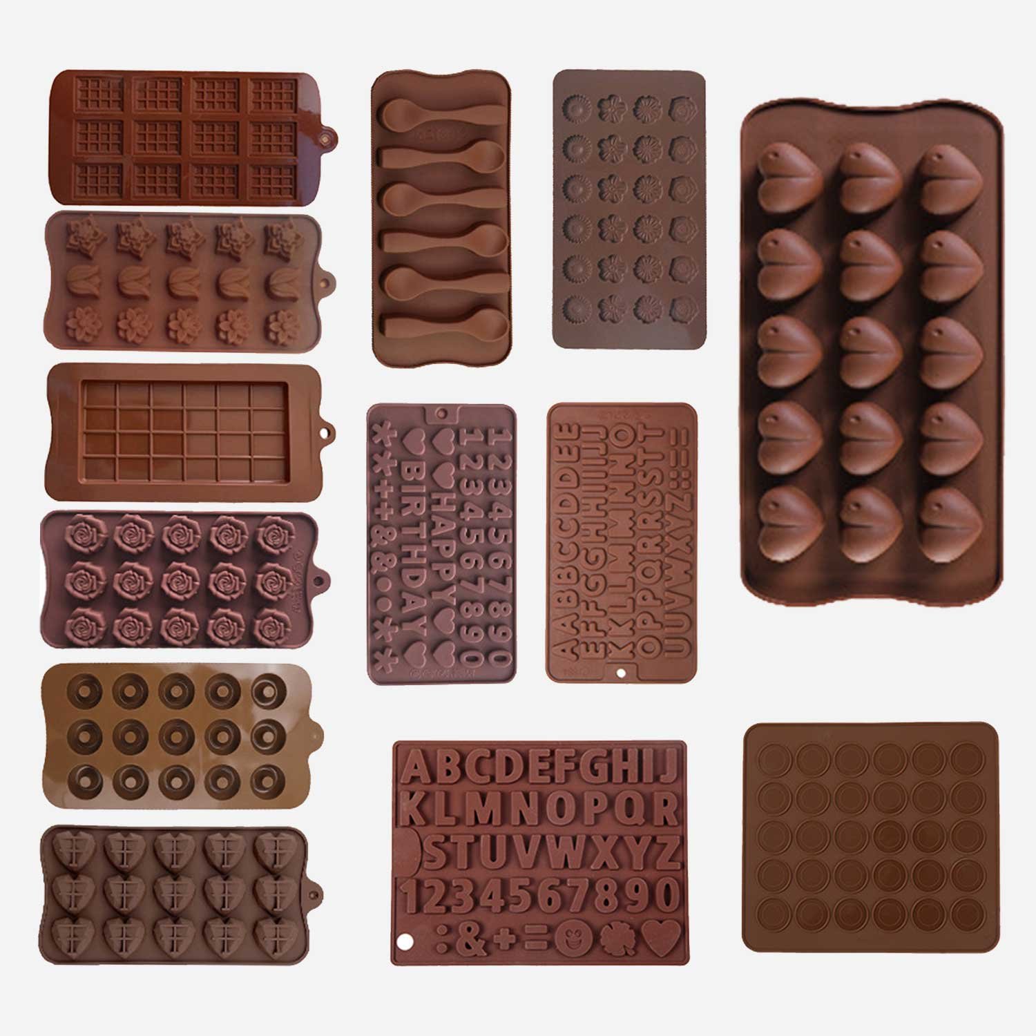 Wholesale Flower Cake Chocolate Silicone Mold Ice Tray Fire Paint Wax Stand Mold Baking Homemade Baby Silicone Molds