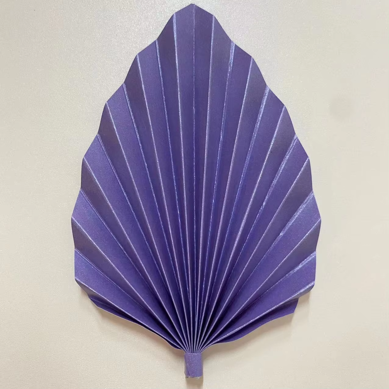 Hot selling Paper Fan leaf cake accessories Happy Birthday Palm leaf cake topper Wedding baby shower Folding Fan cupcake topper